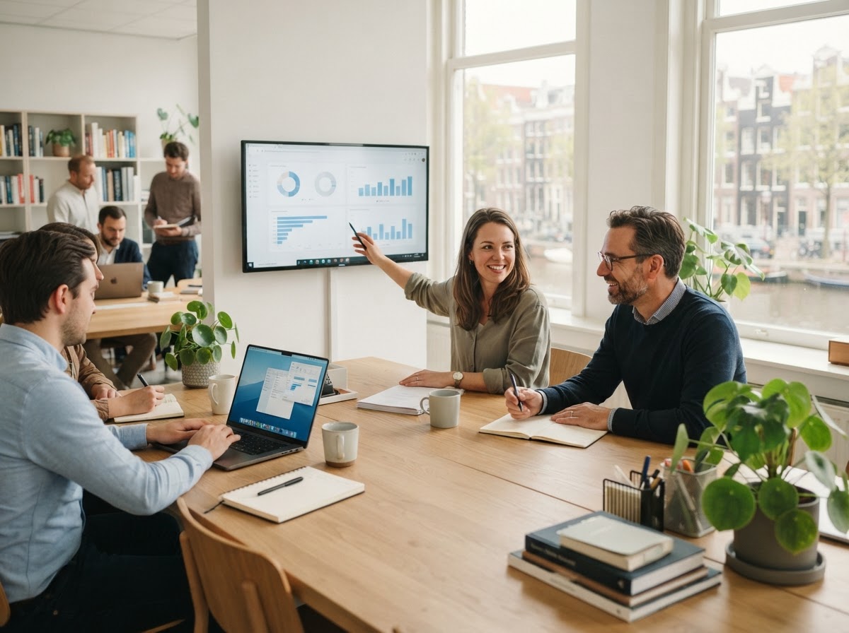 Helder Deelieraat team dat het AI-analysemodel monitort